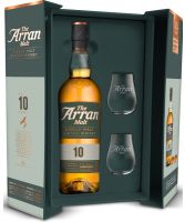 Arran 10yr with Two Glasses