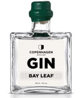 Copenhagen Distillery Bay Leaf Gin from Denmark made with organic wheat bottle image.