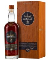 Glengoyne 25 Year Old Highland single malt Scotch whisky bottle and wooden presentation box image.