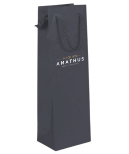 1 Bottle Gift Bag Amathus Since 1978 Blue Gray