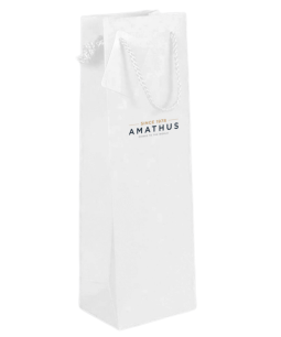 1 Bottle Gift Bag Amathus Since 1978 White