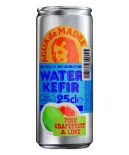 Agua de Madre Pink Grapefruit & Lime Water Kefir (25cl x 12)