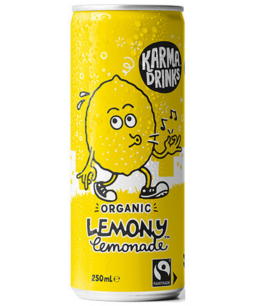 Karma Lemony Lemonade Cans (25cl x 24)