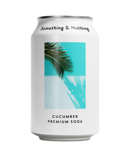 Something & Nothing Cucumber Soda (33cl x 12) Cans