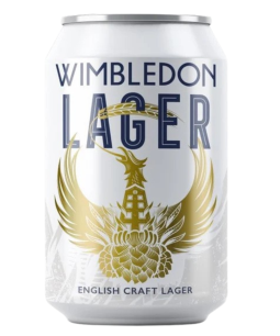 Wimbledon English Craft Lager Cans 4.8% 33cl